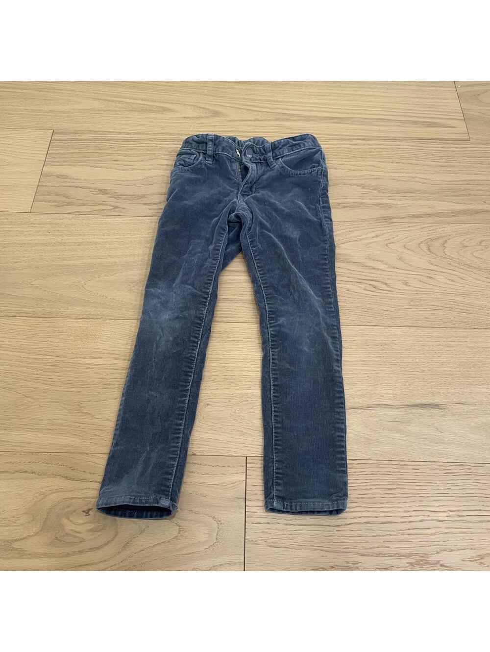GapKids Girls Corduroy Pants Size 5 Blue Slim Fit